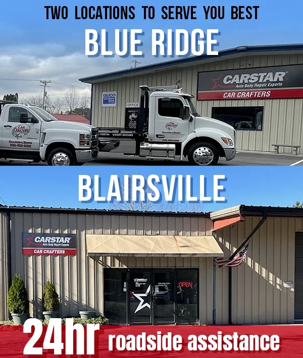 Car Crafters locations: Blue Ridge and Blairsville
